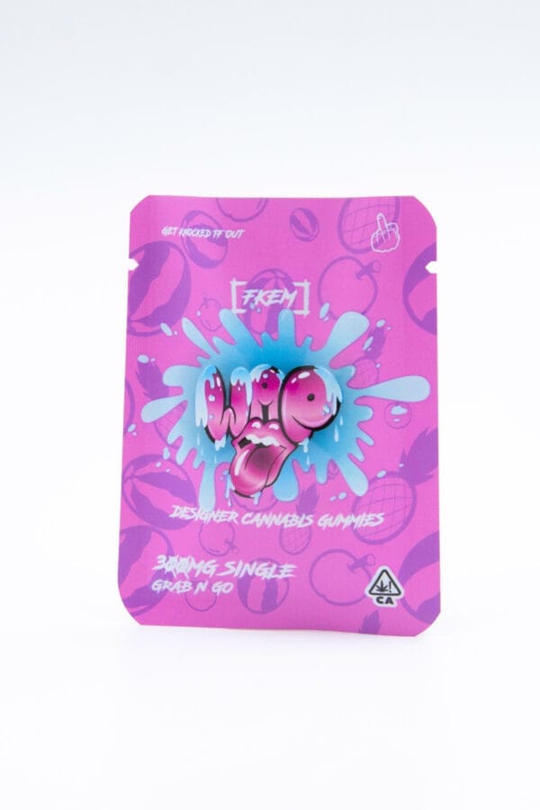 FK / Gummy  300 mg / WAP / Watermelon, Apple, Pineapple / HYBRID / singles / pk 50 / $2.75 ea.