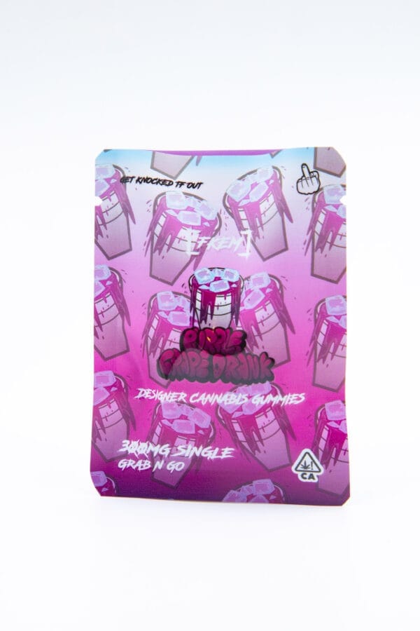 FK / Gummy  300 mg / Purple Grape Drank / SATIVA / singles / pk 50 / $2.75ea.