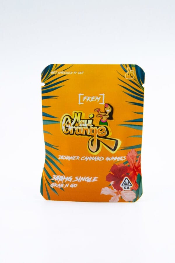FK / Gummy  300 mg / Maui Orange / INDICA / singles / pk 50 / $2.76 ea.