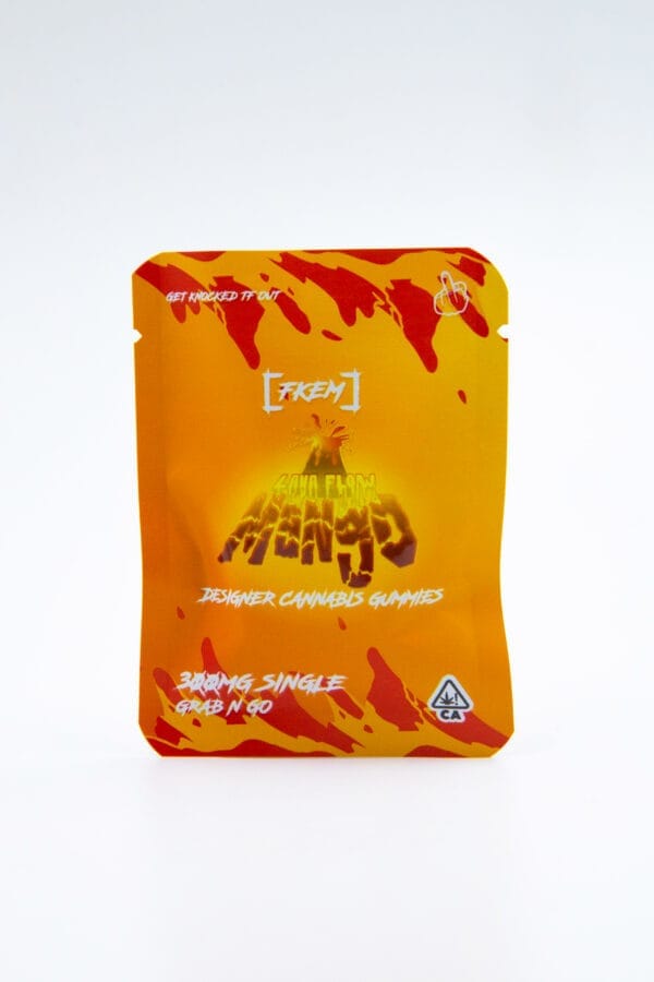 FK / Gummy  300 mg / Lava Flow Mango / SATIVA / singles / pk 50 / $2.75 ea.