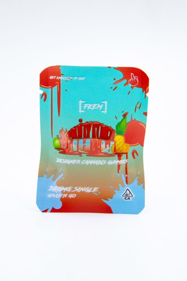 FK / Gummy  300 mg / Fruity Punch / INDICA / singles / pk 50 / $2.75 ea.