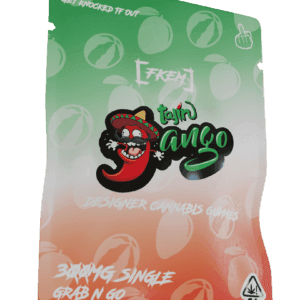FK / Gummy  300 mg / Tajin Tango (non-sugared) / HYBRID / singles / pk 50 / $2.75 ea.