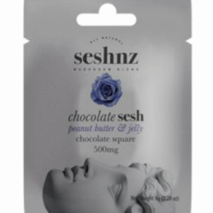 seshnz chocolate bites | 500 mg | mushroom blend | cookies & cream  | singles | pk 25 | $4.25 ea