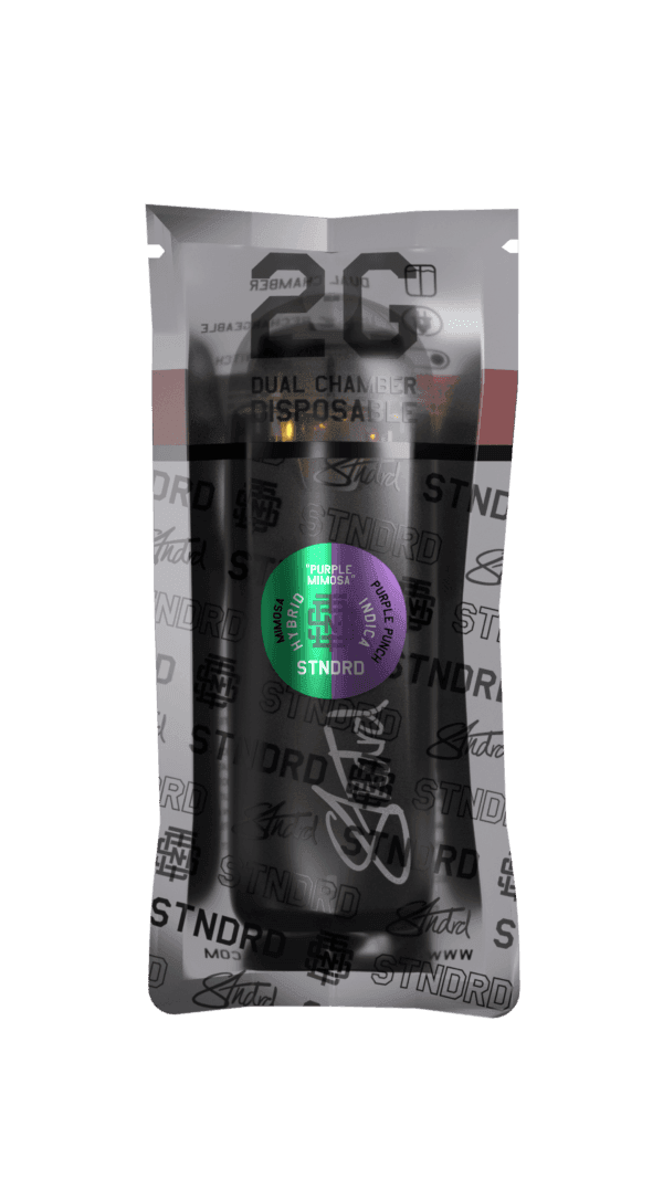 STNDRD - Disposables 2 GR - Switch - Purple Mimosa (Indica Purple Punch & Hybrid Mimosa) - Pk 5 - $14.00 ea.
