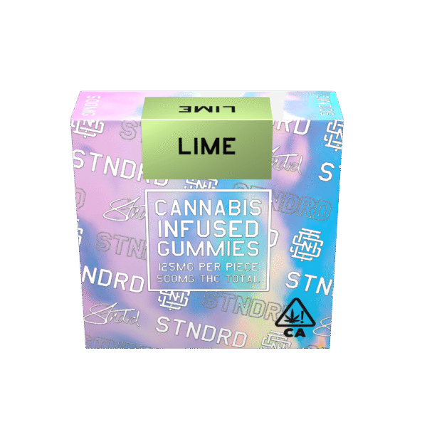 STNDRD - Gummy  500 mg - Hybrid - Lime - (Pk 24) $7.00 ea.