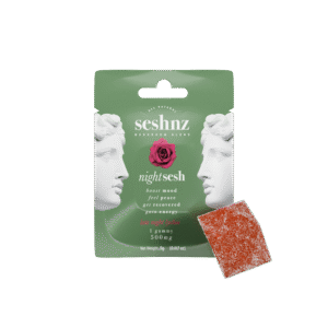 seshnz gummies | 500 mg | night sesh | late night lychee | singles | pk 25 | $4.25ea.
