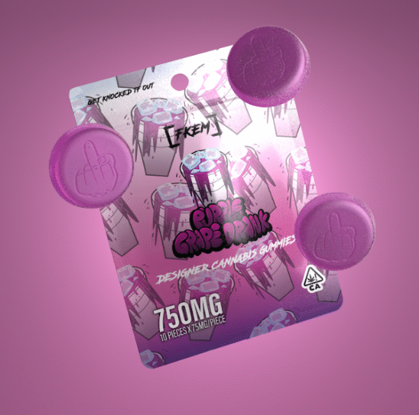 FK / Gummy  750 mg / Purple Grape Drank / SATIVA / pk 10 / $7.8 ea.