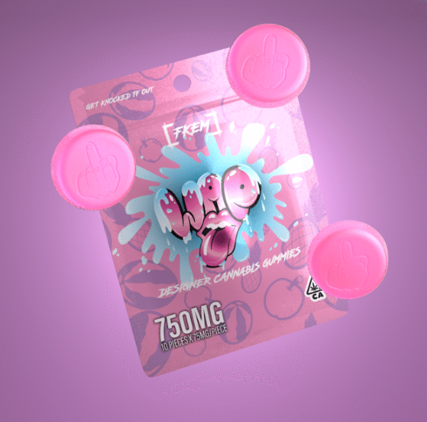 FK / Gummy  750 mg / WAP / Watermelon, Apple, Pineapple / INDICA / pk 10 / $7.8 ea.