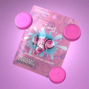 FK / Gummy 2000 mg / WAP / Watermelon, Apple, Pineapple / HYBRID / pk 10 / $12.3 ea.