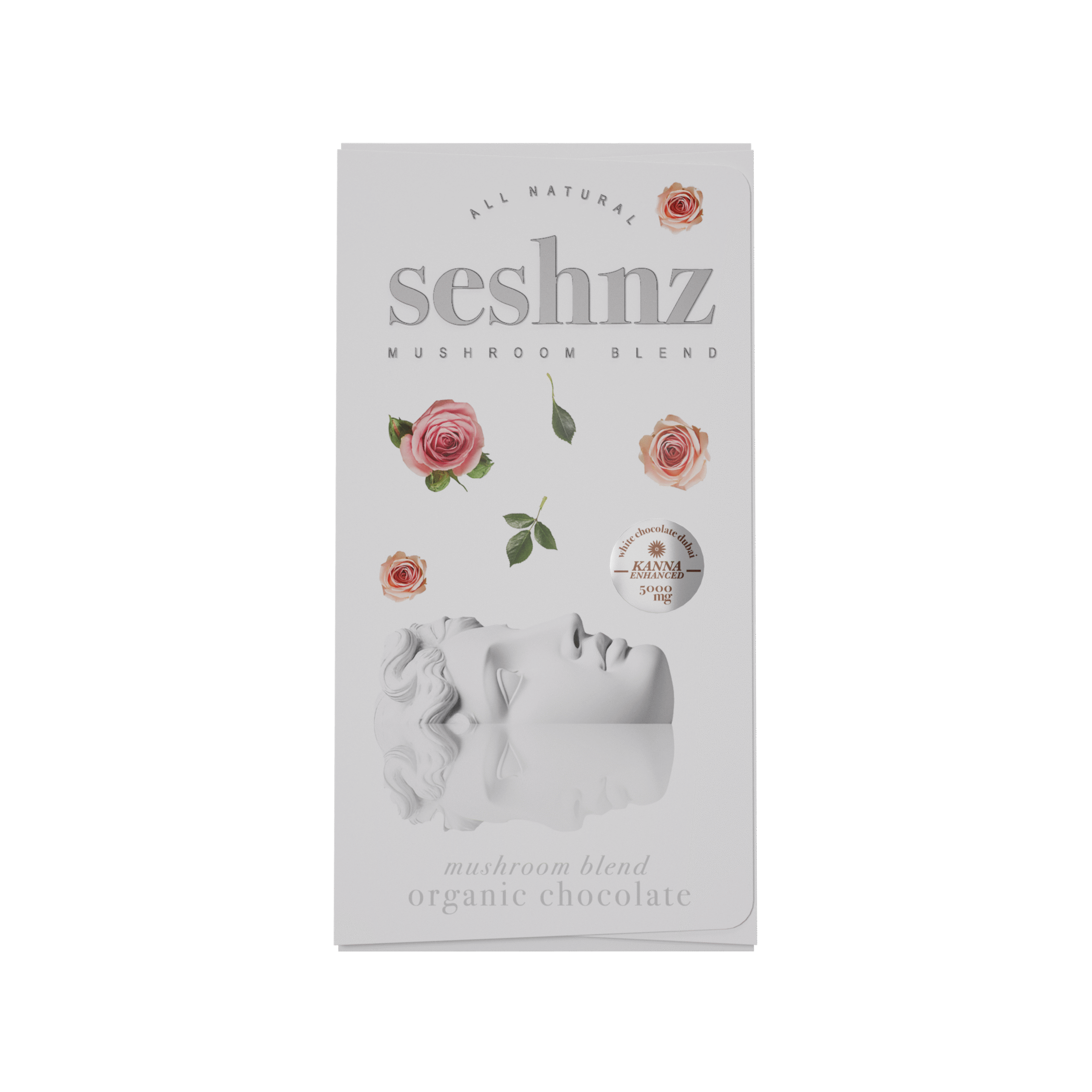 seshnz chocolate bar | 5000 mg | Dubai - Kanna Enhanced - White Chocolate | pk 10 | $18.25 ea.